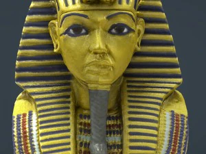 투탕카멘의 가면 3D 모델