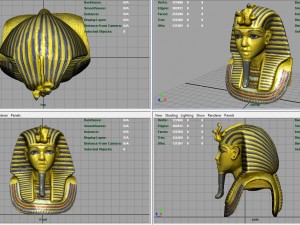 mask of tutankhamun Model 3D