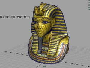 mask of tutankhamun Model 3D