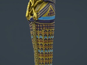 king tutankhamun sarcophagus 3Dモデル