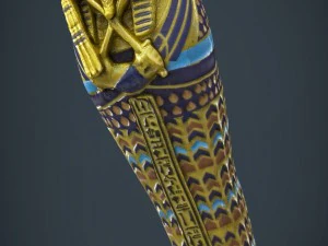 king tutankhamun sarcophagus 3D Model