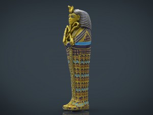 king tutankhamun sarcophagus 3D 모델