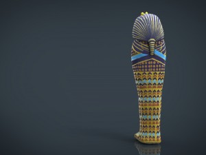 king tutankhamun sarcophagus 3D 모델