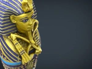 king tutankhamun sarcophagus 3D Model