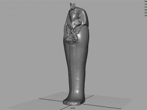 king tutankhamun sarcophagus 3D Model