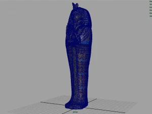 king tutankhamun sarcophagus 3D Model