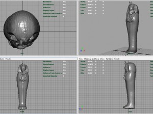 king tutankhamun sarcophagus 3D 모델