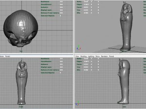 king tutankhamun sarcophagus 3D Model