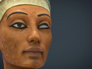 bust of queen nefertiti 3Dモデル