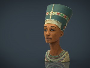 bust of queen nefertiti 3Dモデル