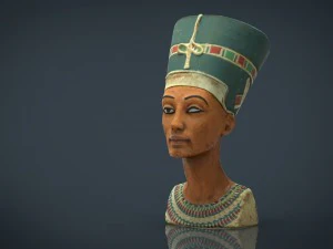 bust of queen nefertiti 3D Model