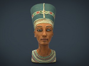 bust of queen nefertiti 3Dモデル