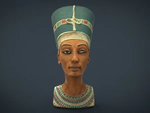 bust of queen nefertiti 3D Model