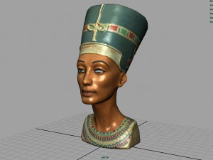 bust of queen nefertiti 3Dモデル