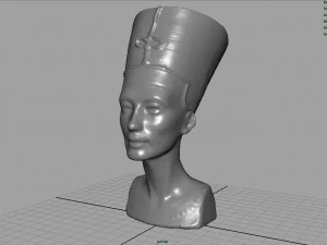 bust of queen nefertiti 3D Model