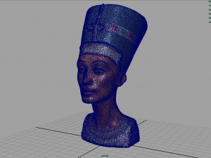 bust of queen nefertiti 3Dモデル