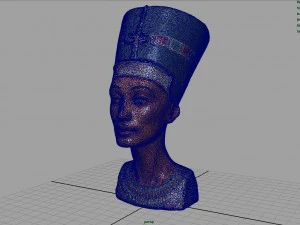bust of queen nefertiti 3D Model