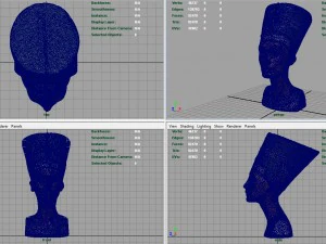 bust of queen nefertiti 3D Model