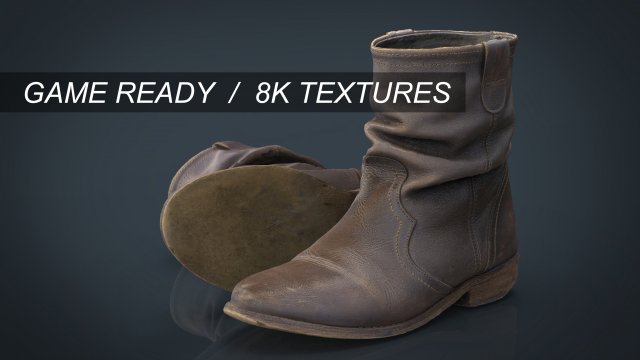 womens boots 2 3D मॉडल .c4d .max .obj .3ds .fbx .stl .blend 