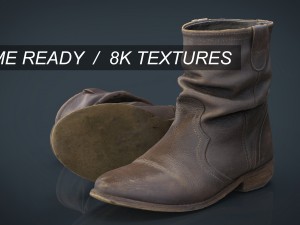 womens boots 2 3D मॉडल