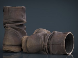 womens boots 2 3D मॉडल