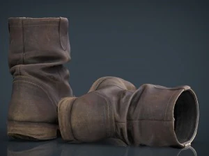 botas femininas 2 Modelo 3D