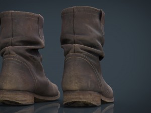 womens boots 2 3D मॉडल