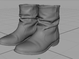 botas femininas 2 Modelo 3D