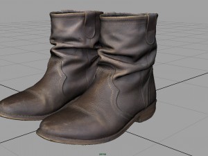 womens boots 2 3D मॉडल