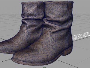 womens boots 2 3D मॉडल