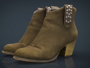womens boots 3 3D Модель
