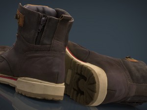 hiking boots 2 3D Model