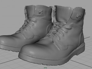 hiking boots 2 3D Model