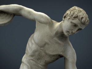 the discobolus of myron 3D Model