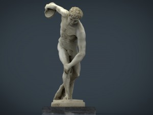 the discobolus of myron 3D Model