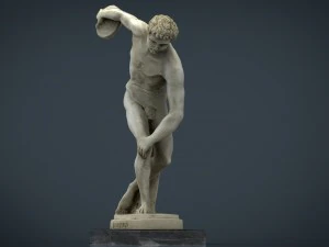 the discobolus of myron 3D Model
