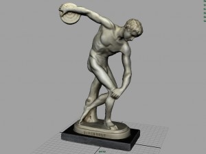 the discobolus of myron 3D Model