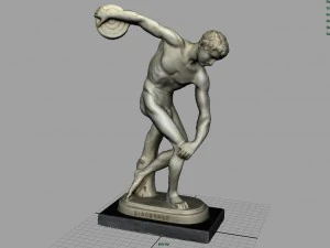 the discobolus of myron 3D Model