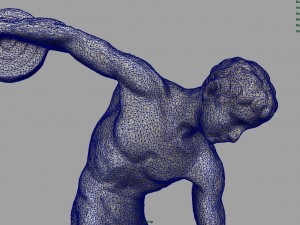 the discobolus of myron 3D Model