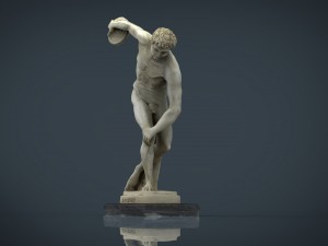 the discobolus of myron 3D Model