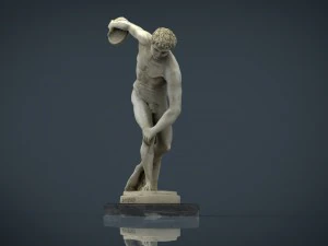 the discobolus of myron 3D Model
