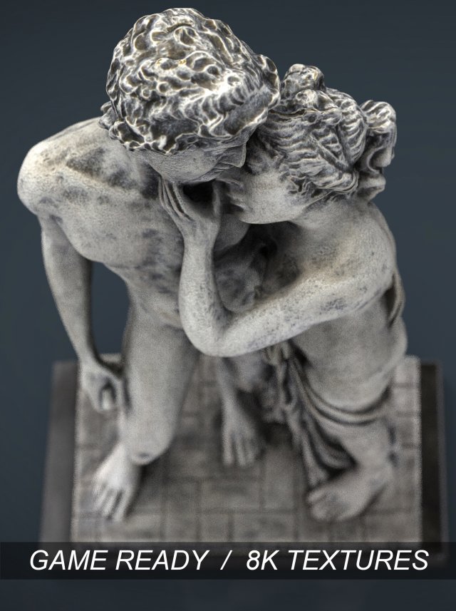 greek lovers 3D मॉडल .c4d .max .obj .3ds .fbx .stl .blend 