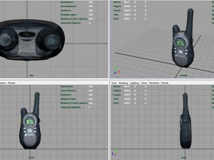 walkie talkie Modello 3D