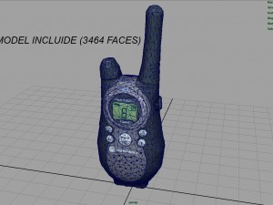 walkie talkie Modello 3D