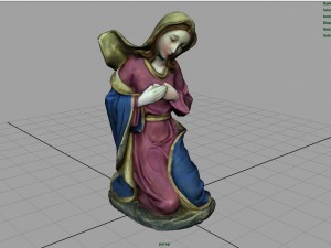 The virgin mary 3D 모델