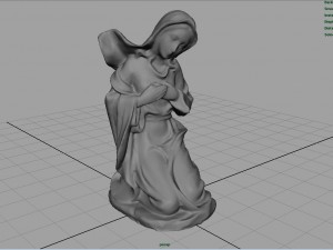 The virgin mary 3D 모델