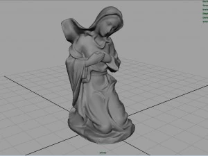 The virgin mary 3D Model