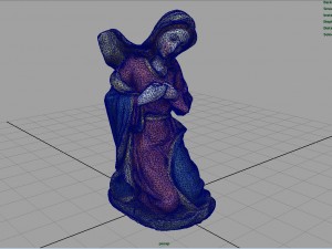 The virgin mary 3D 모델