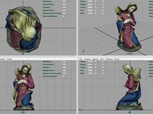 The virgin mary 3D 모델