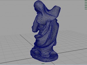 The virgin mary 3D 모델